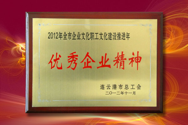 公司價值觀“秉德踐信、正源至善”被評為連云港市優(yōu)秀企業(yè)精神